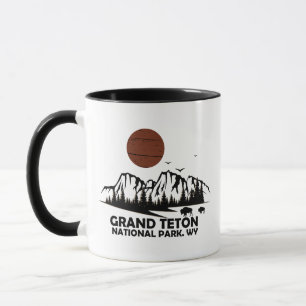 Grand Teton bergens nationalpark Wyoming Mugg