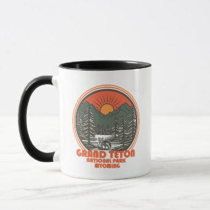 Grand Teton bergens nationalpark Wyoming Mugg