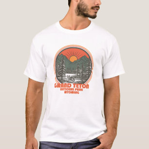 Grand Teton bergens nationalpark Wyoming T Shirt