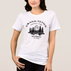 Grand Teton bergens nationalpark Wyoming T Shirt