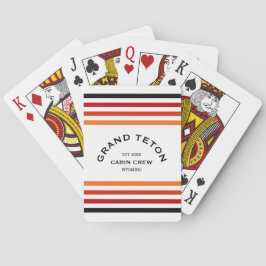 Grand Teton Cabin Klubb Anpassningsbar Vapensköld Casinokort