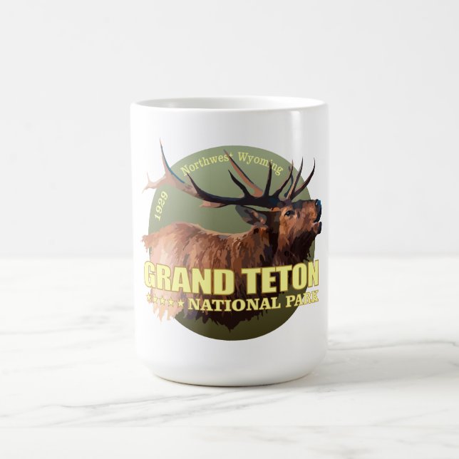 Grand Teton (Elk) WT Kaffemugg (Center)