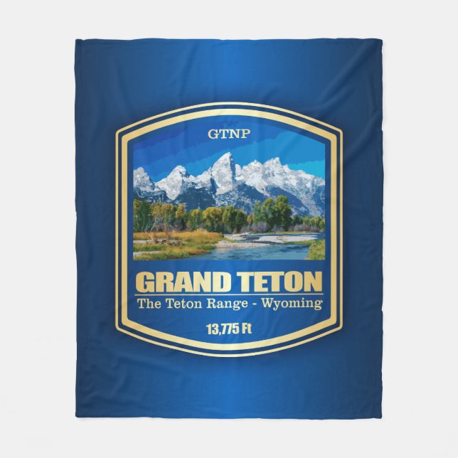 Grand Teton Fleecefilt (Framsidan)