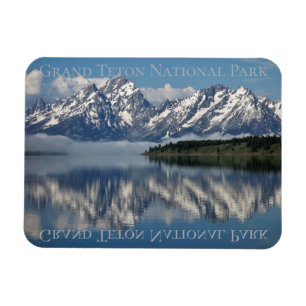 Grand Teton Jackson Sjö Travel Magnet
