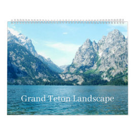 Grand Teton-landskap Kalender