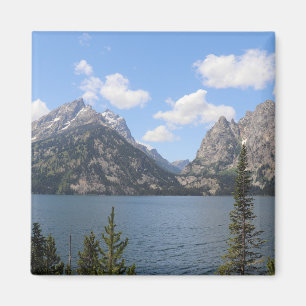 Grand Teton Mountains och Jenny Sjö Magnet