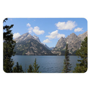 Grand Teton Mountains och Jenny Sjö Magnet