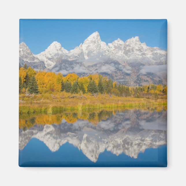 Grand Teton Mountains Wyoming Magnet (Framsidan)