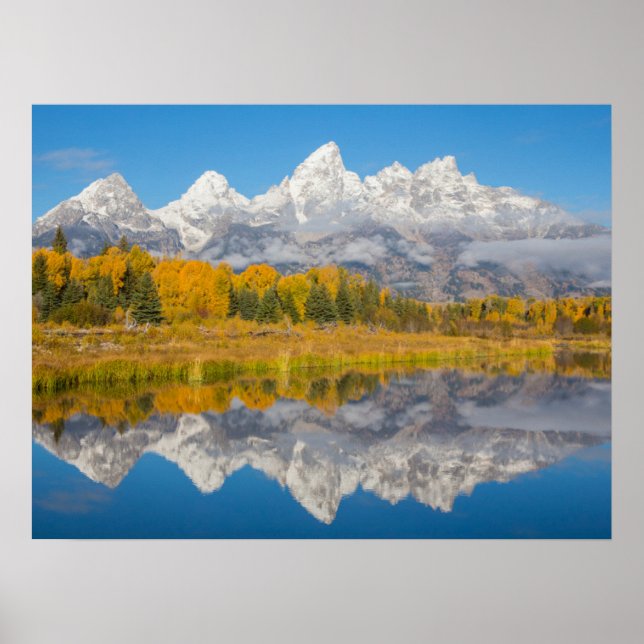 Grand Teton Mountains Wyoming Poster (Framsidan)