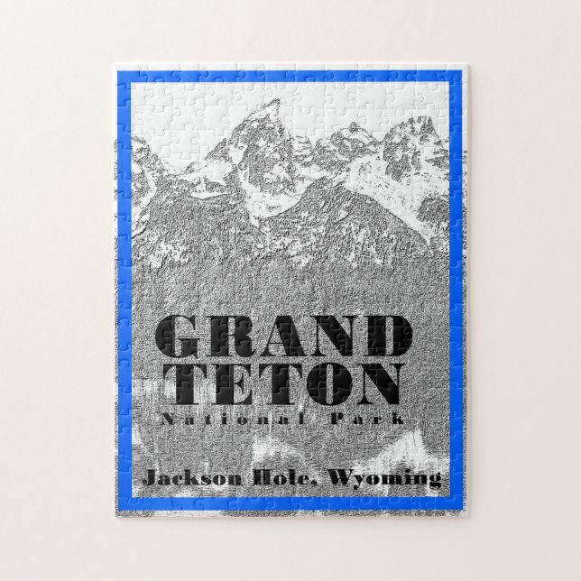 Grand Teton National Park - 11 x 14 - 252 pcs Pussel (Vertikal)