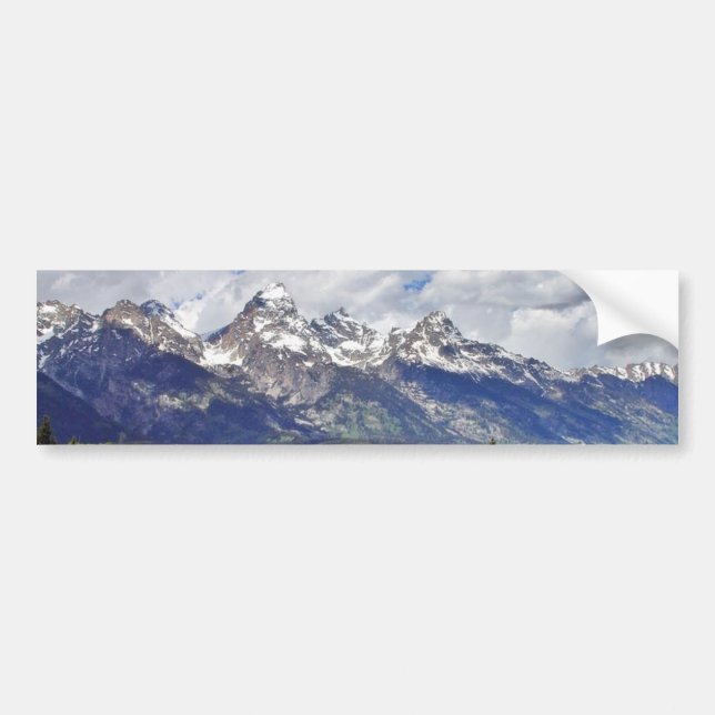 Grand Teton National Park. Bildekal (Framsidan)