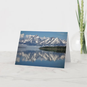 Grand Teton National Park Blank Inside Kort