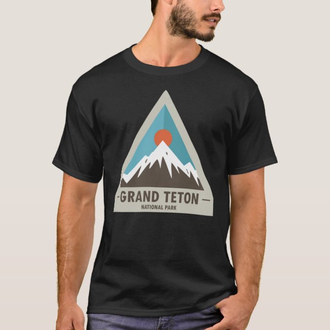 Grand Teton National Park Classic T-Shirt (Framsida)