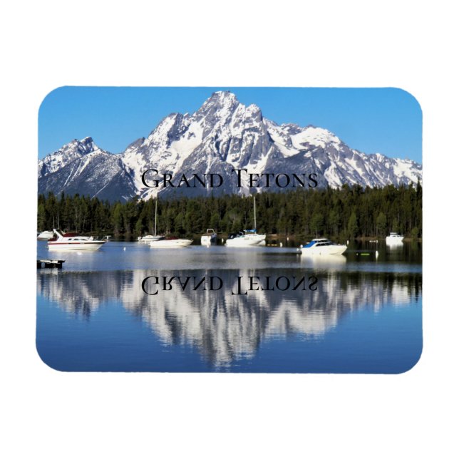 Grand Teton National Park Colter Bay Travel Magnet (Horisontell)