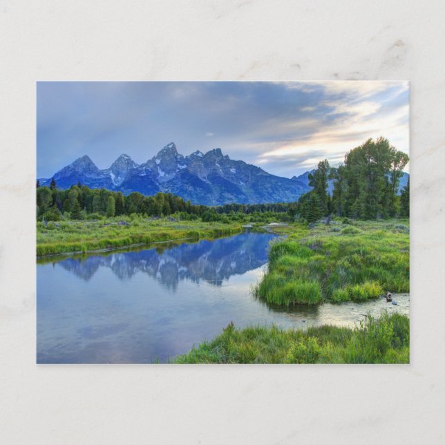 Grand Teton National Park i Sunset Vykort (Framsida)