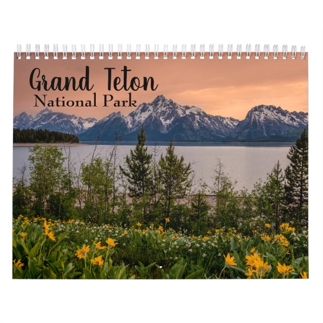 Grand Teton National Park Landcape Photography Kalender (Omslag)