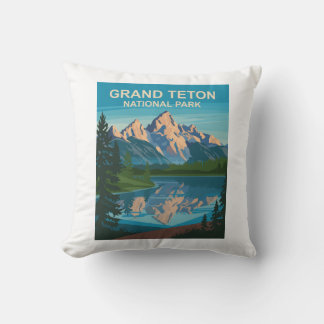 Grand Teton National Park Landcape Travel Art Kudde