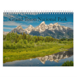 Grand Teton National Park landskap Kalender