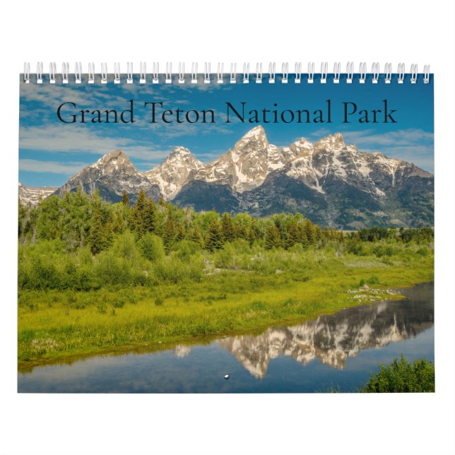 Grand Teton National Park landskap Kalender (Omslag)