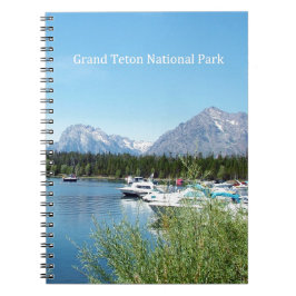 Grand Teton National Park landskapsfotografering. Anteckningsbok Med Spiral