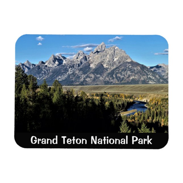 Grand Teton National Park Magnet (Horisontell)