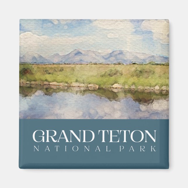 Grand Teton National Park Magnet (Framsidan)