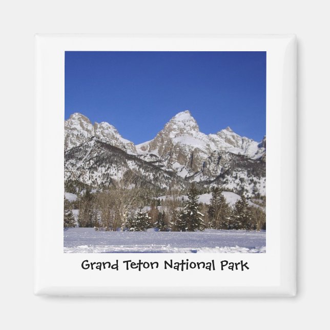 Grand Teton National Park Magnet (Framsidan)