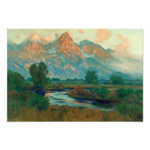 Grand Teton National Park Mountain Range 1890-tale Fototryck