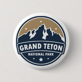 Grand Teton National Park Round Emblem Knapp