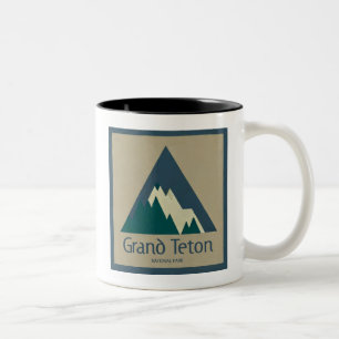Grand Teton National Park Rustic Två-Tonad Mugg