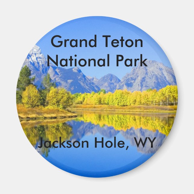 Grand Teton National Park Series 1 Magnet (Framsidan)