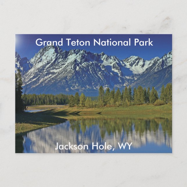 Grand Teton National Park Series 4 Vykort (Framsida)