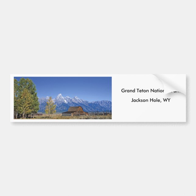 Grand Teton National Park Series 5 Bildekal (Framsidan)