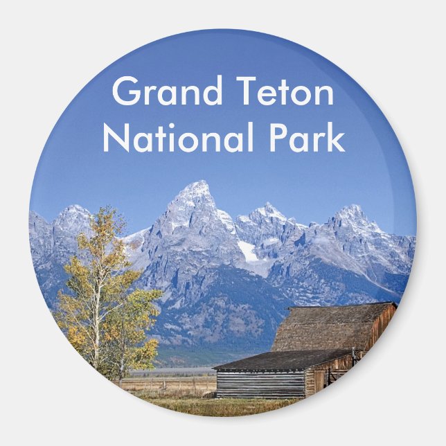 Grand Teton National Park Series 5 Magnet (Framsidan)