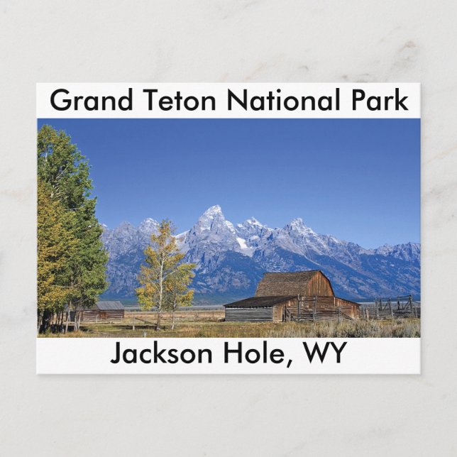 Grand Teton National Park Series 5 Vykort (Framsida)