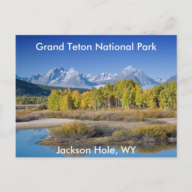 Grand Teton National Park Series 6 Vykort (Framsida)