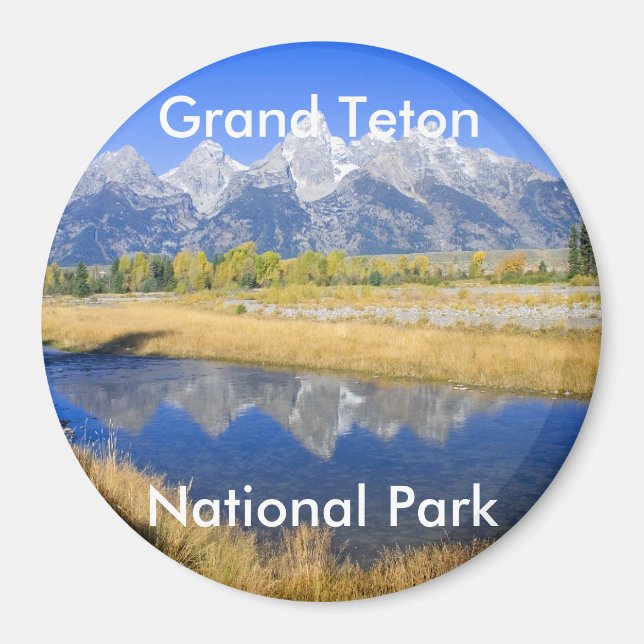Grand Teton National Park Series 7 Magnet (Framsidan)