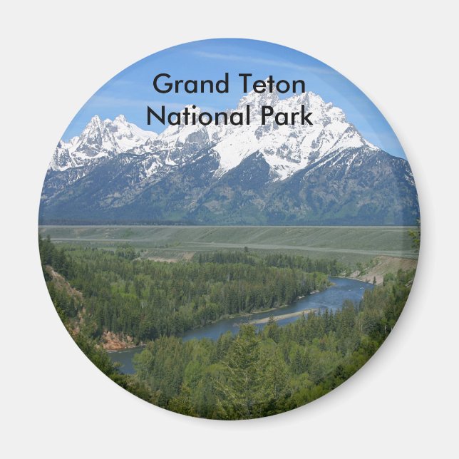 Grand Teton National Park Series 8 Magnet (Framsidan)
