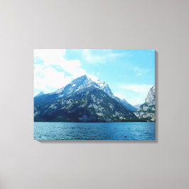 Grand Teton National Park. Storslagen landskap Canvastryck