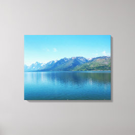 Grand Teton National Park.  Storslagen landskap Canvastryck