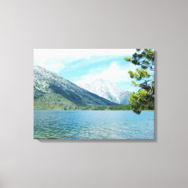 Grand Teton National Park. Storslagen landskap Canvastryck