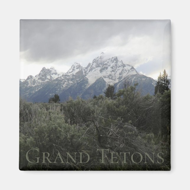 Grand Teton National Park Travel Magnet (Framsidan)