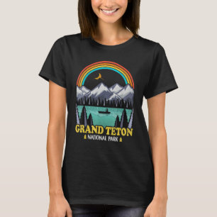 Grand Teton National Park Vintage 70s 80s Camping  T Shirt