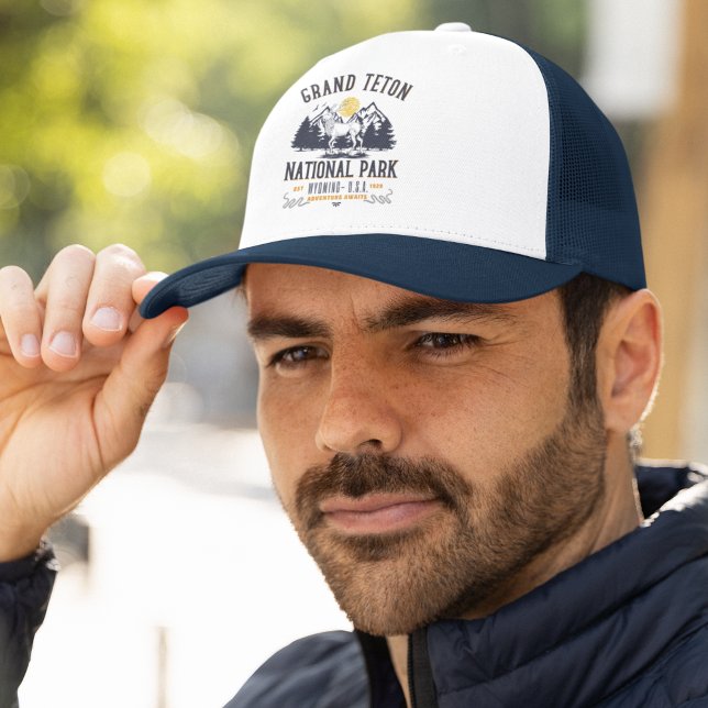 Grand Teton National Park Vintage Landscape Keps (Skapare uppladdad)