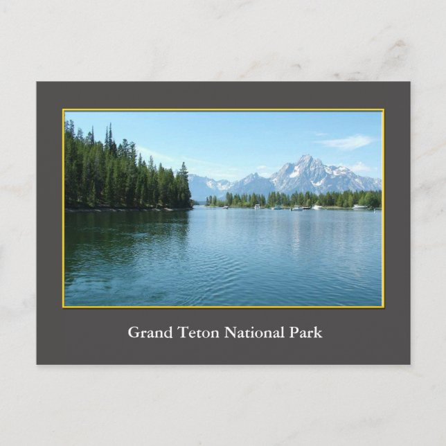 Grand Teton National Park Vykort (Framsida)