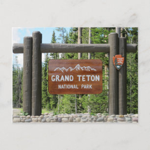 Grand Teton National Park-vykort Vykort