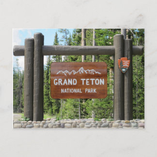 Grand Teton National Park-vykort Vykort