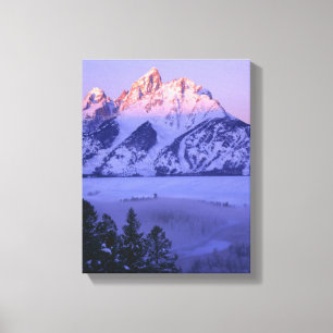 GRAND TETON NATIONAL PARK, WYOMING. USA. Dimma & Canvastryck
