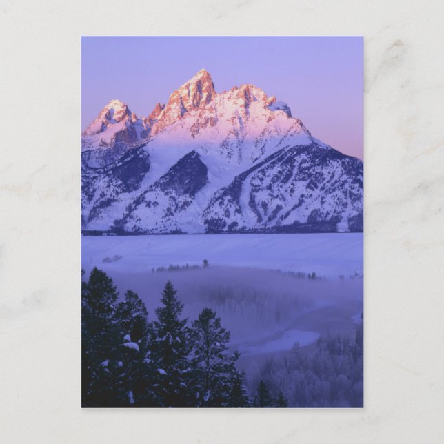 GRAND TETON NATIONAL PARK, WYOMING. USA. Dimma & Vykort (Framsida)