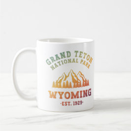 Grand Teton National Park Wyoming USA Gradient Kaffemugg